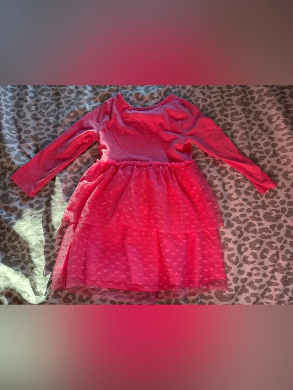 Disney Pink Minnie Mouse Heart Tulle Dress